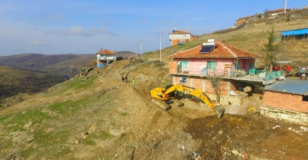 İmara yeni açılan bölgeye altyapı çalışması