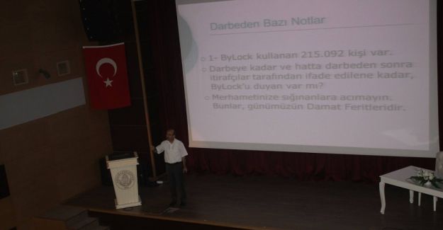 Prof.Dr. Gülmez Kırkağaç’ta 15 Temmuz’u anlattı