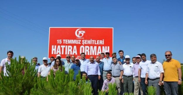 Selendi ve Soma’da 15 Temmuz hatıra ormanı