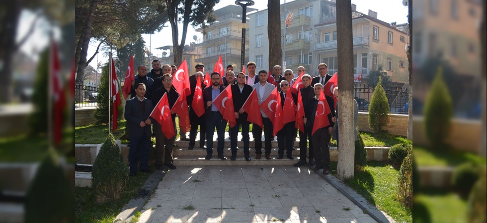 Zeytin Dalı Harekatına Zeytin Fidanı Dikerek Destek Oldular