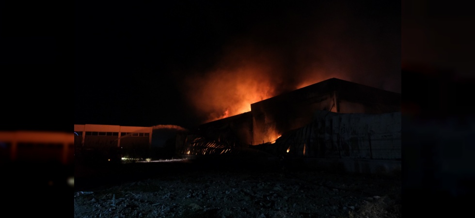Manisa’daki fabrika yangını kontrol altına alındı