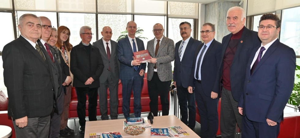 MADOST Büyükşehir Belediye Başkanı Cengiz Ergün`ü ziyaret etti