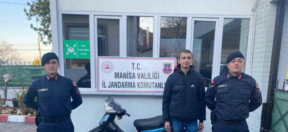 Manisa’da jandarmanın sorguladığı motosiklet çalıntı çıktı