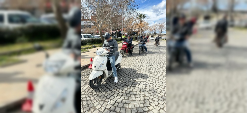 Manisa’da trafik ekiplerinden motosiklet denetimi