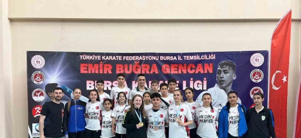 Manisalı karateciler Bursa’dan 4 dereceyle döndü