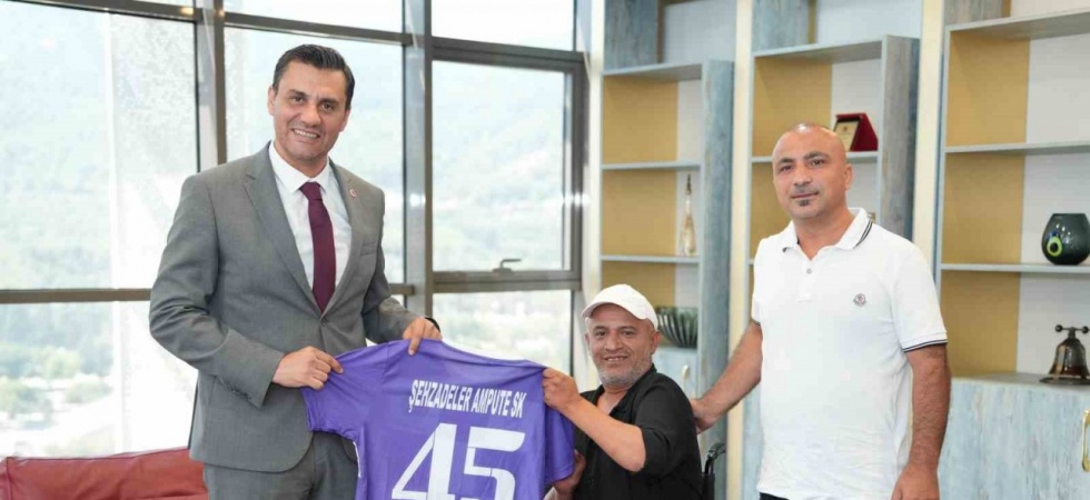 Başkan Zeyrek’ten Ampute spor kulübüne destek sözü