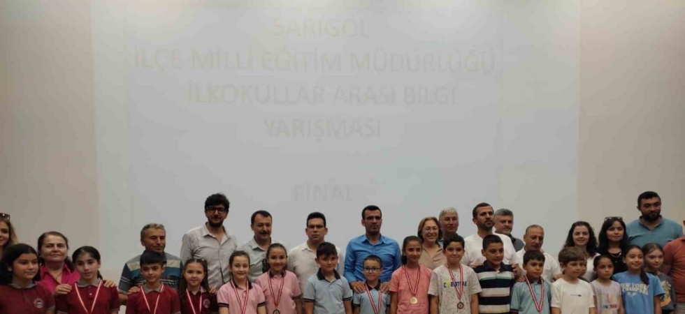 İlkokullar arası bilgi yarışmasının galibi Mimar Sinan İlkokulu oldu