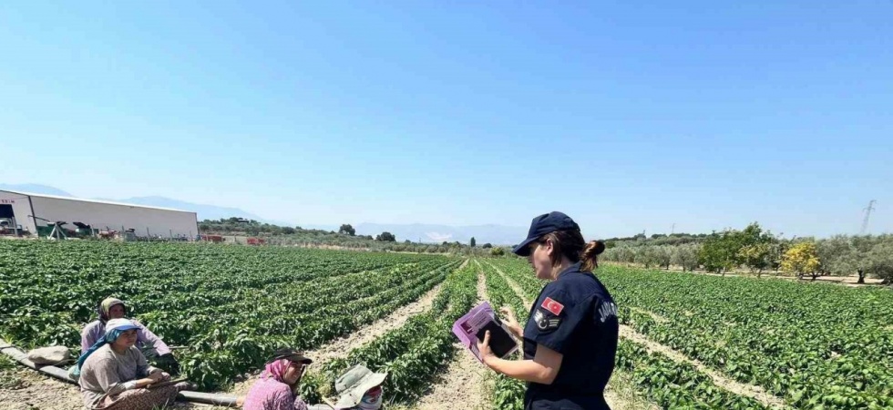 Tarım işçisi kadınlara KADES uygulaması yükletildi