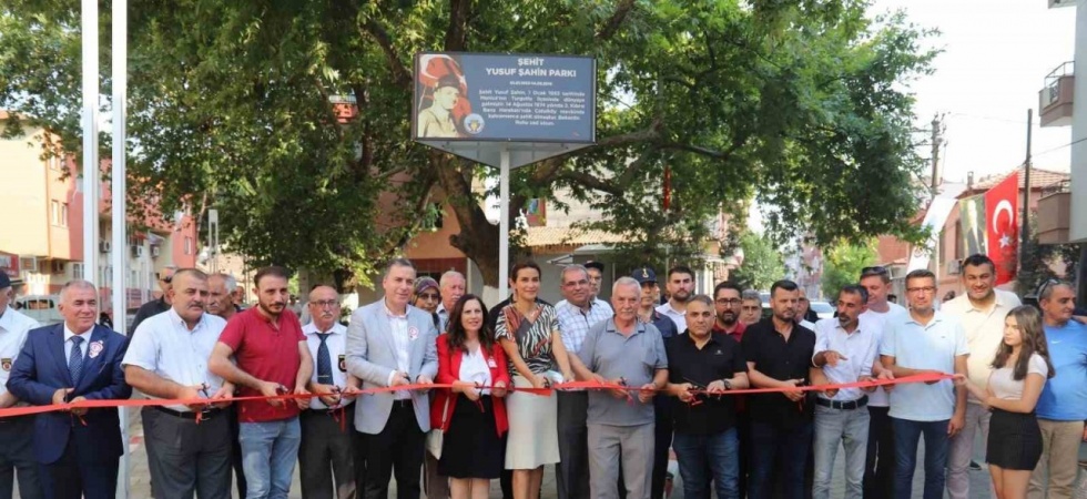 Kıbrıs Şehidi Turgutlulu Yusuf Şahin’nin adını yaşatıldı