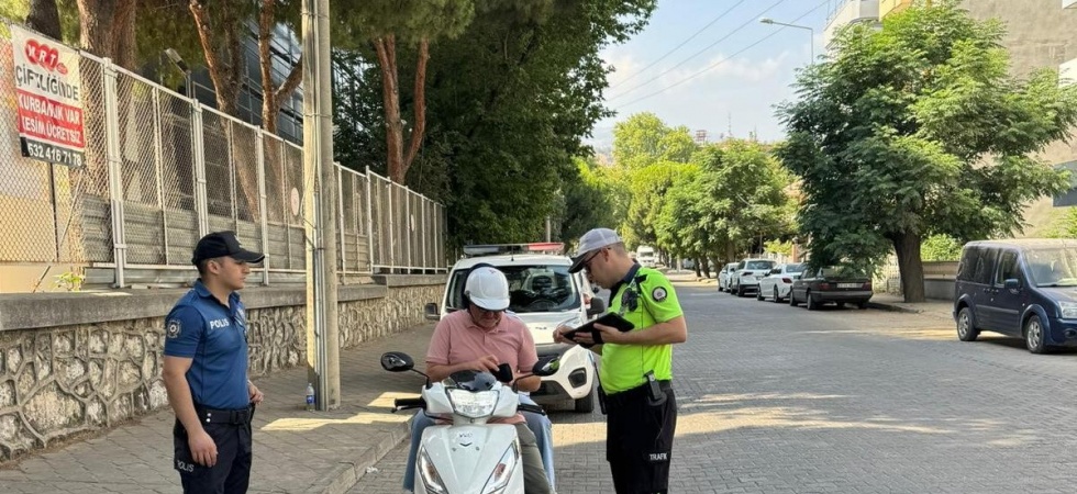 Manisa’da motosiklet ve ekobislere sıkı denetim