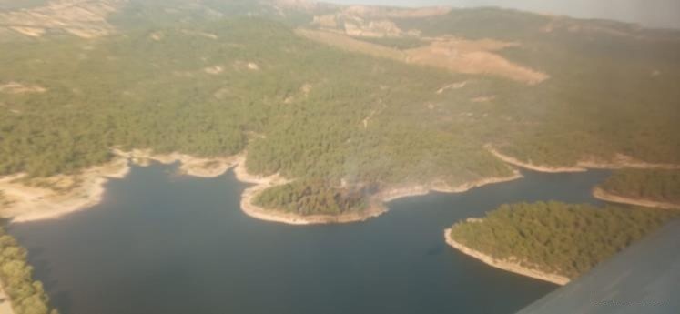 Manisa’daki orman yangını büyümeden söndürüldü