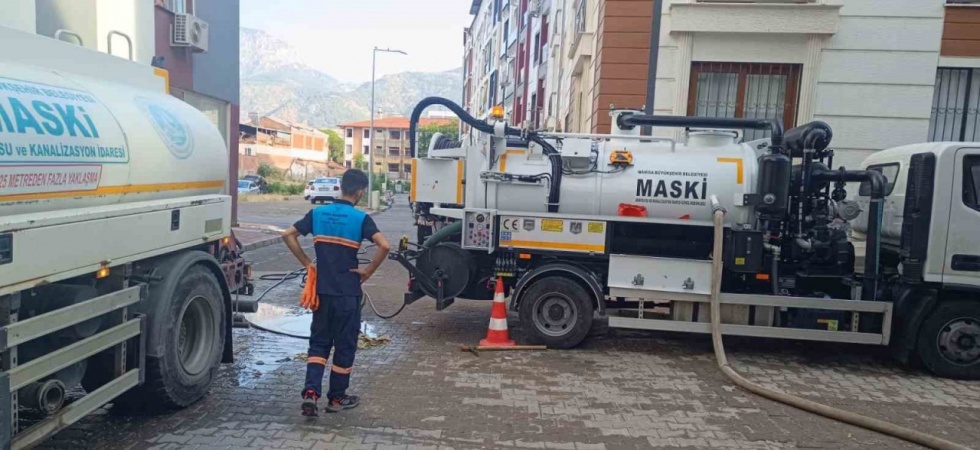 MASKİ’den şiddetli yağışa hızlı müdahale