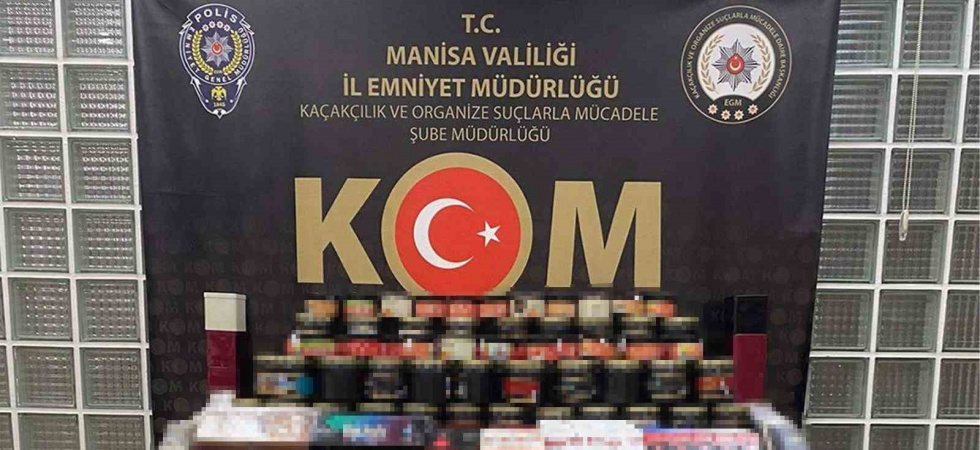 Manisa’da kaçak sigara operasyonu