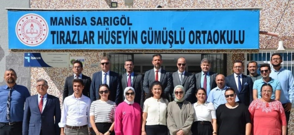 Manisa Milli Eğitim Müdürü Sarıgöl’de incelemede bulundu