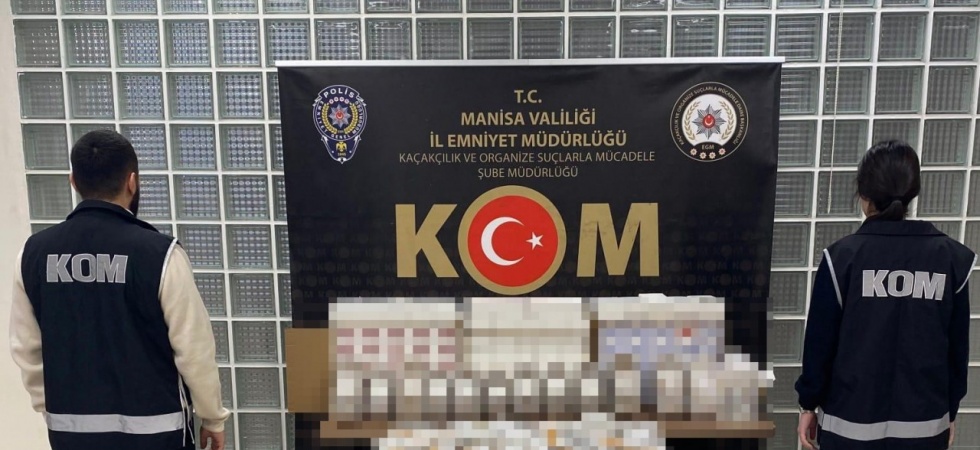 Manisa Emniyeti’nden kaçak sigara operasyonu