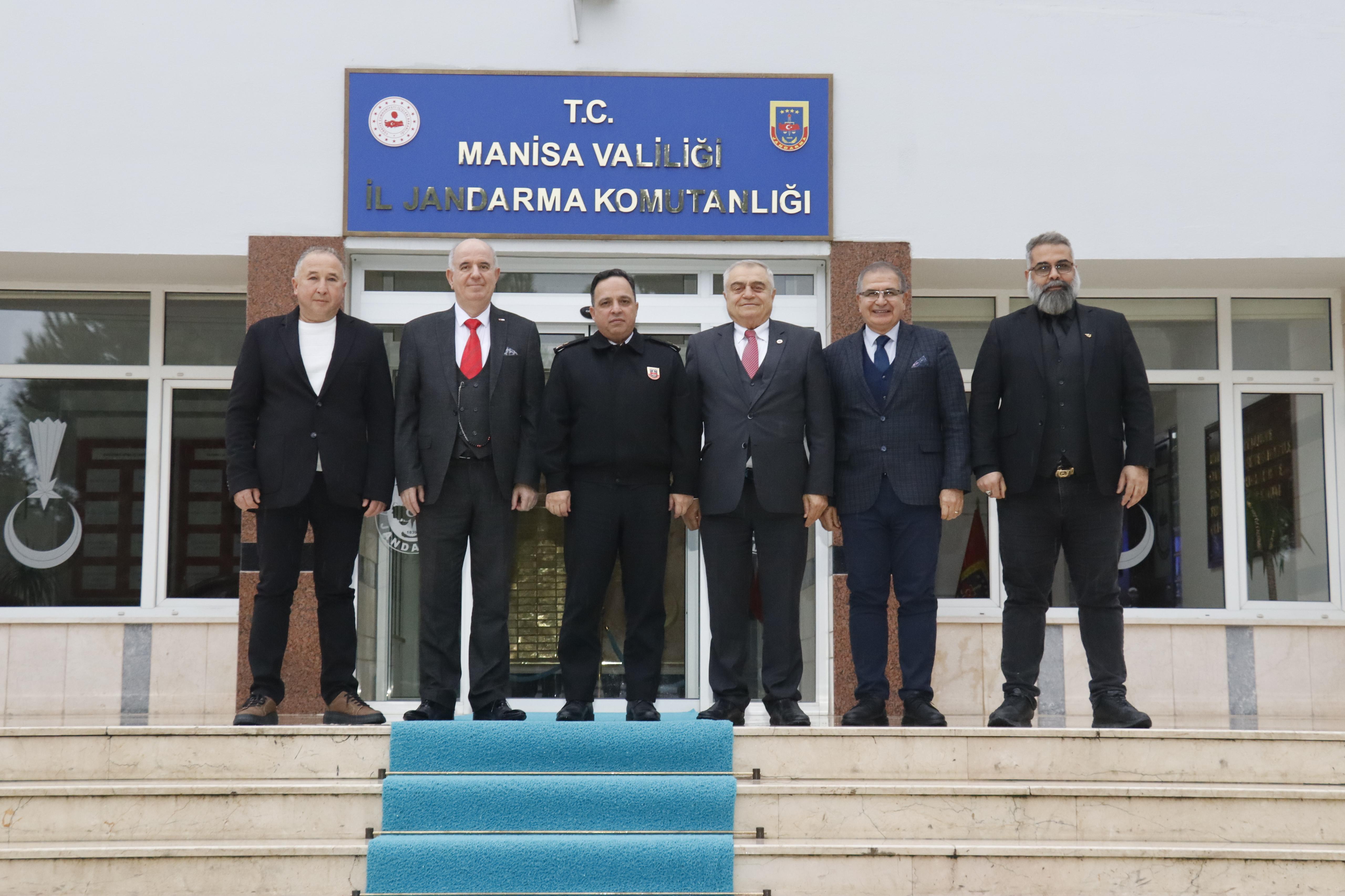 Manisa İl Jandarma Bölge Komutanı İlhan Şen’e Ziyaret