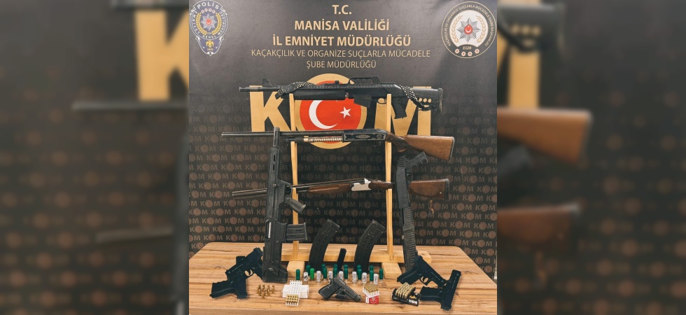 Manisa ve Bursa’da silah tacirlerine eş zamanlı operasyon