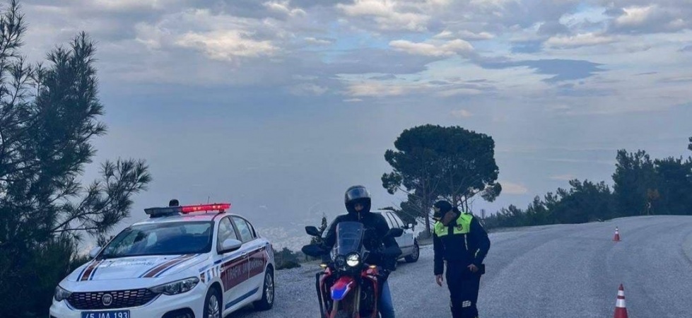 Manisa’da 7 motosiklet trafikten men edildi