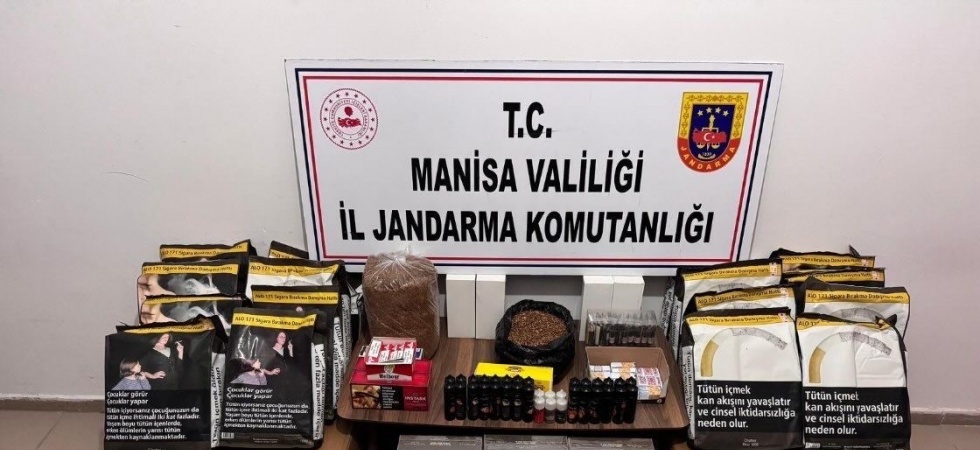 Manisa’da jandarmadan kaçak sigara operasyonu