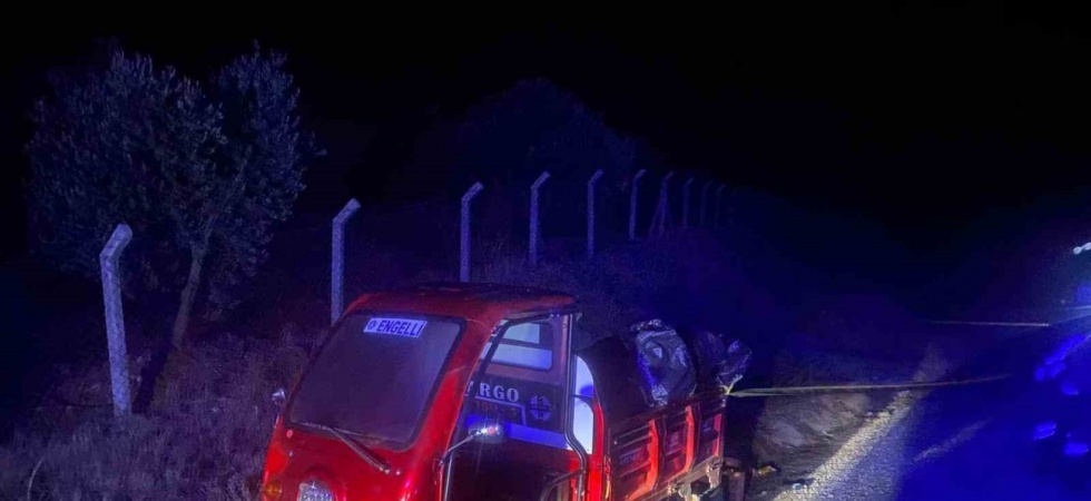 Manisa’da üç tekerlekli motosiklet kazasında can verdi