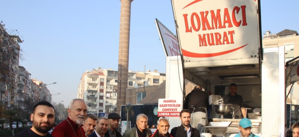 Manisa Gazeteciler Cemiyetinden lokma hayrı