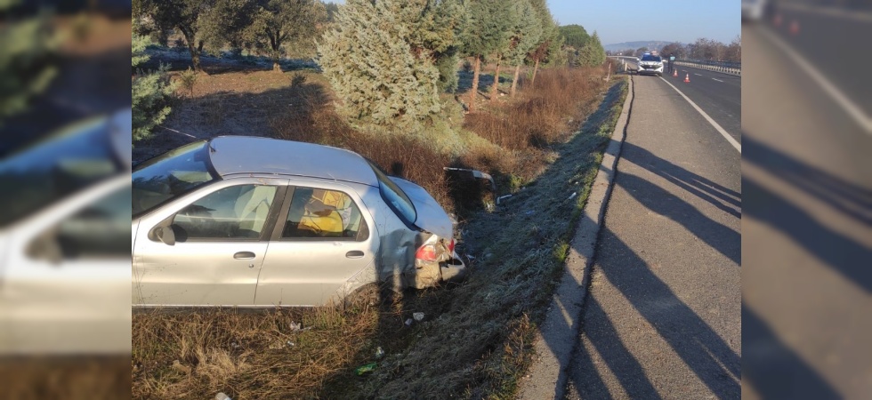 Manisa’da trafik kazası: 1 ölü 1 yaralı