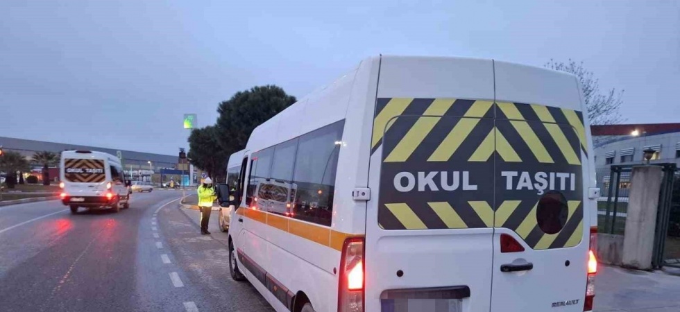 Manisa’da denetlenen 187 okul servisinden 6’sına ceza kesildi