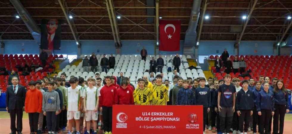 U14 Erkekler Basketbol Bölge Şampiyonası Manisa’da başladı