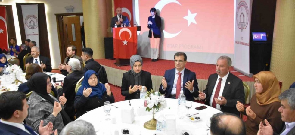 Kaymakam Güldoğan, şehit yakınları ve gazileri iftar sofrasında ağırladı