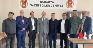 TGF HEYETİ SAKARYA GAZETECİLER CEMİYETİ’Nİ ZİYARET ETTİ