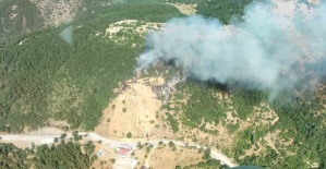 Manisa Spil Dağı Milli Parkı’nda yangın