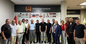 TGF’DEN DÜZCE GAZETECİLER CEMİYETİ’NE ZİYARET