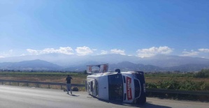 Manisa’da yürekleri ağza getiren kaza kamerada