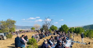 Sarıgöllüler yağmur duasına çıktı