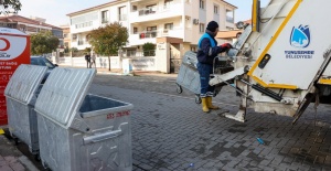 YUNUSEMRE’DE ÇÖP KONTEYNERLERİ YENİLENİYOR