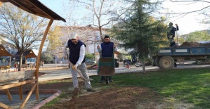 Turgutlu’nun park ve bahçelerinde yoğun çalışma