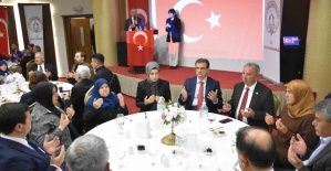 Kaymakam Güldoğan, şehit yakınları ve gazileri iftar sofrasında ağırladı